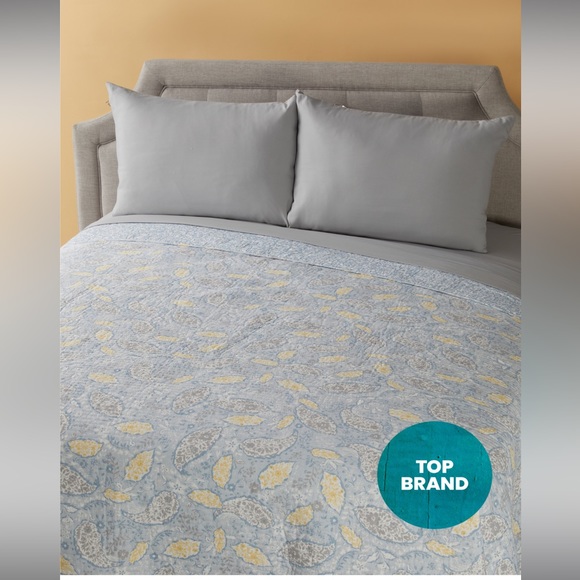 Rachel Zoe Bedding Last Chance Jjoieboho Paisley Printed Quilt